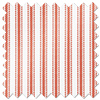Lace Stripes, Toast Orange - Roman Blind